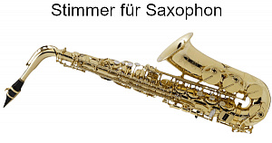 Stimmgerät für Saxophon
