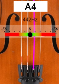 Stimmgerät für Violine A4