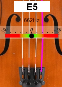 Stimmgerät für Violine E5